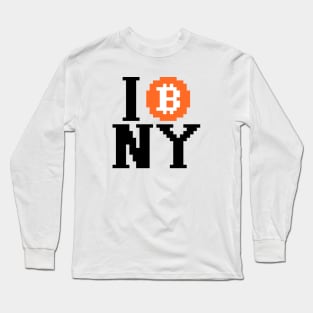 I Bitcoin NY Long Sleeve T-Shirt